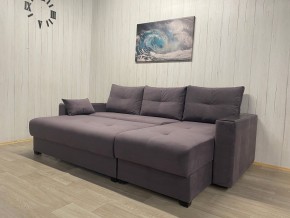 Диван угловой Комфорт-3 (НПБ+МДФ) велюр Monaco 8 в Покачах - pokachi.mebel24.online | фото 2