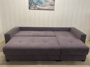 Диван угловой Комфорт-3 (НПБ+МДФ) велюр Monaco 8 в Покачах - pokachi.mebel24.online | фото 4