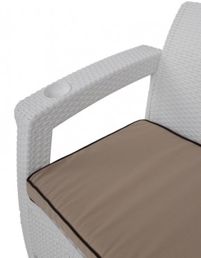Диван Yalta Premium Sofa 2 Set (Ялта) белый (+подушки под спину) в Покачах - pokachi.mebel24.online | фото 2