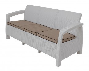Диван Yalta Premium Sofa 3 Set (Ялта) белый (+подушки под спину) в Покачах - pokachi.mebel24.online | фото 1