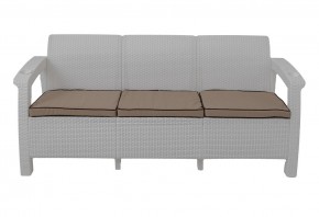 Диван Yalta Premium Sofa 3 Set (Ялта) белый (+подушки под спину) в Покачах - pokachi.mebel24.online | фото 2