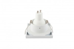 DK3014-WH Встраиваемый светильник влагозащ., IP 44, 50 Вт, GU10, белый, алюминий в Покачах - pokachi.mebel24.online | фото 5