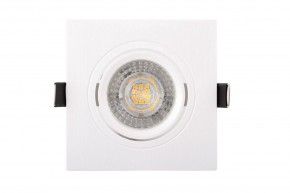DK3021-WH Встраиваемый светильник, IP 20, 10 Вт, GU5.3, LED, белый, пластик в Покачах - pokachi.mebel24.online | фото 1