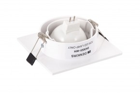 DK3021-WH Встраиваемый светильник, IP 20, 10 Вт, GU5.3, LED, белый, пластик в Покачах - pokachi.mebel24.online | фото 3