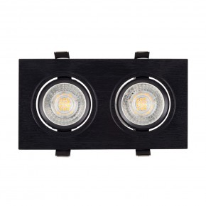 DK3022-BK Встраиваемый светильник, IP 20, 10 Вт, GU5.3, LED, черный, пластик в Покачах - pokachi.mebel24.online | фото 2