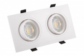 DK3022-WH Встраиваемый светильник, IP 20, 10 Вт, GU5.3, LED, белый, пластик в Покачах - pokachi.mebel24.online | фото 1
