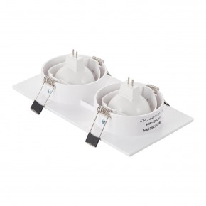 DK3022-WH Встраиваемый светильник, IP 20, 10 Вт, GU5.3, LED, белый, пластик в Покачах - pokachi.mebel24.online | фото 3