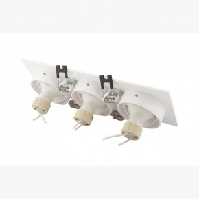 DK3023-WH Встраиваемый светильник, IP 20, 10 Вт, GU5.3, LED, белый, пластик в Покачах - pokachi.mebel24.online | фото 4