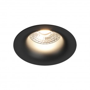 DK3024-BK Встраиваемый светильник, IP 20, 10 Вт, GU5.3, LED, черный, пластик в Покачах - pokachi.mebel24.online | фото 1
