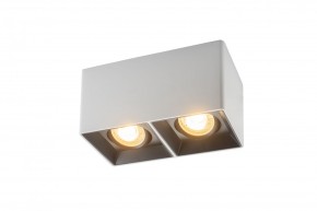 DK3035-WB Светильник накладной IP 20, 10 Вт, GU5.3, LED, белый/черный, пластик в Покачах - pokachi.mebel24.online | фото 1