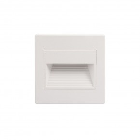 DK3050-WH Светильник встраиваемый в стену, IP 20, LED 3000, 1 Вт, белый, пластик в Покачах - pokachi.mebel24.online | фото 3