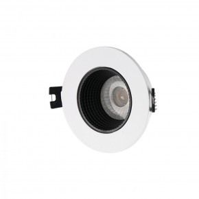 DK3061-WH+BK Встраиваемый светильник, IP 20, 10 Вт, GU5.3, LED, белый/черный, пластик в Покачах - pokachi.mebel24.online | фото 1