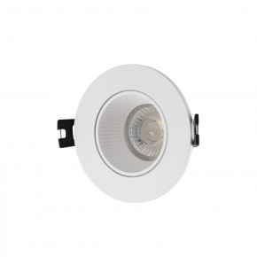 DK3061-WH Встраиваемый светильник, IP 20, 10 Вт, GU5.3, LED, белый/белый, пластик в Покачах - pokachi.mebel24.online | фото 1
