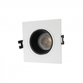 DK3071-WH+BK Встраиваемый светильник, IP 20, 10 Вт, GU5.3, LED, белый/черный, пластик в Покачах - pokachi.mebel24.online | фото