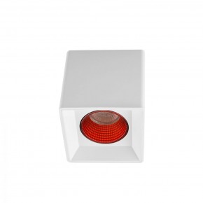 DK3080-WH+RD Светильник накладной IP 20, 10 Вт, GU5.3, LED, белый/красный, пластик в Покачах - pokachi.mebel24.online | фото 1