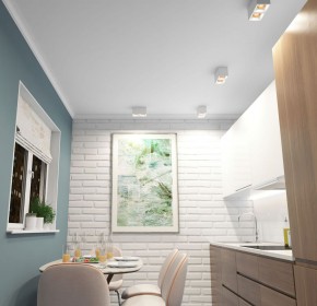 DK3085-WH+BR Светильник накладной IP 20, 10 Вт, GU5.3, LED, белый/бронзовый, пластик в Покачах - pokachi.mebel24.online | фото 2
