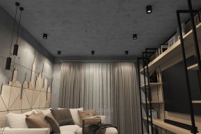 DK3090-BK+CH Светильник накладной IP 20, 10 Вт, GU5.3, LED, черный/хром, пластик в Покачах - pokachi.mebel24.online | фото 2