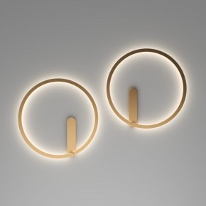 DK5035-SG Бра ROUND со светодиодом, IP20, 24W, 3000/4000/6500K, матовое золото, алюминий в Покачах - pokachi.mebel24.online | фото 7
