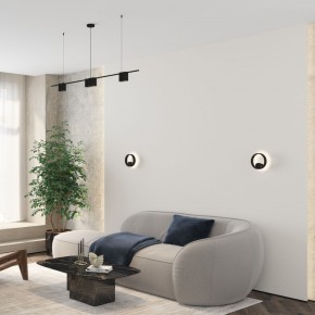 DK5060-BK Бра ORBIT, IP20, 3000К, LED, 10 Вт, черный матовый, алюминий в Покачах - pokachi.mebel24.online | фото 6