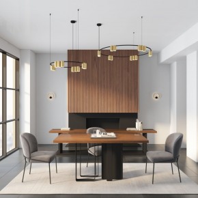 DK5060-BK+SG Бра ORBIT, IP20, 3000К, LED, 10 Вт, черный + сатинированное золото, алюминий в Покачах - pokachi.mebel24.online | фото 6