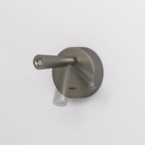 DK5072-DN Бра SHINE WALL со светодиодом, D104*H68, IP20, 3000К, 3W, RA?90, темный никель, алюминий в Покачах - pokachi.mebel24.online | фото 3