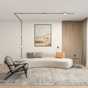 DK5072-DN Бра SHINE WALL со светодиодом, D104*H68, IP20, 3000К, 3W, RA?90, темный никель, алюминий в Покачах - pokachi.mebel24.online | фото 5