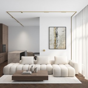 DK5072-SB Бра SHINE WALL со светодиодом, D104*H68, IP20, 3000К, 3W, RA?90, сатинированная латунь, алюминий в Покачах - pokachi.mebel24.online | фото 6