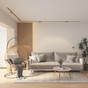 DK5072-SB Бра SHINE WALL со светодиодом, D104*H68, IP20, 3000К, 3W, RA?90, сатинированная латунь, алюминий в Покачах - pokachi.mebel24.online | фото 8
