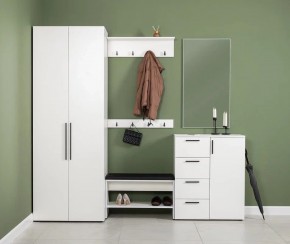 ЭЙР прихожая (модульная) Белый Шагрень в Покачах - pokachi.mebel24.online | фото