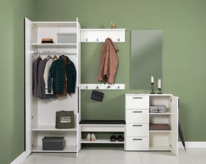 ЭЙР прихожая (модульная) Белый Шагрень в Покачах - pokachi.mebel24.online | фото 2