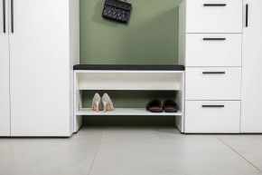 ЭЙР прихожая (модульная) Белый Шагрень в Покачах - pokachi.mebel24.online | фото 23