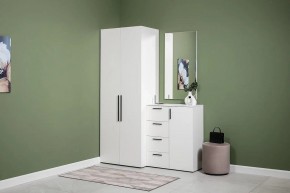 ЭЙР прихожая (модульная) Белый Шагрень в Покачах - pokachi.mebel24.online | фото 3