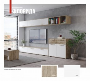 ФЛОРИДА Гостиная (модульная) дуб серый/белый в Покачах - pokachi.mebel24.online | фото