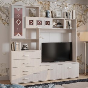 Гостиная Белла (модульная) ясень белый в Покачах - pokachi.mebel24.online | фото 15
