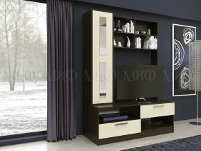 Гостиная Фиеста центр (Дуб Беленый/Венге) в Покачах - pokachi.mebel24.online | фото 3