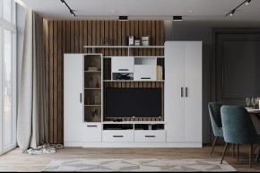 Гостиная Оскар-5 Белый в Покачах - pokachi.mebel24.online | фото