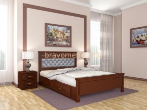 ГРАЦИЯ Кровать из массива 1600 с 2-мя ящиками  в Покачах - pokachi.mebel24.online | фото 2