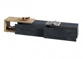 ХЛОЯ Тумба напольная (Дуб Вотан/Обсидиан) в Покачах - pokachi.mebel24.online | фото