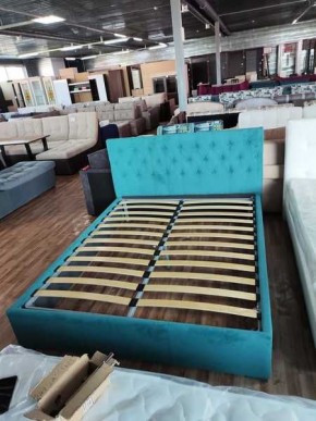 Интерьерная Кровать Октавия Бирюзовый 1400x2000 в Покачах - pokachi.mebel24.online | фото 2