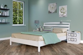 КАМЕЛИЯ-1 Кровать из массива 1400 в Покачах - pokachi.mebel24.online | фото 1