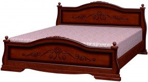 КАРИНА-1 Кровать из массива 1600 (Орех) в Покачах - pokachi.mebel24.online | фото