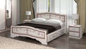 КАРИНА-6 Кровать из массива 1200 с 2-мя ящиками в Покачах - pokachi.mebel24.online | фото 5