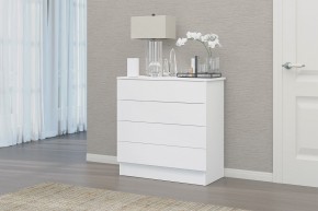 Комод Фаворит-3 (Белый текстурный) в Покачах - pokachi.mebel24.online | фото