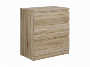 Комод КАСТОР с тремя ящиками, цвет Дуб Сонома в Покачах - pokachi.mebel24.online | фото
