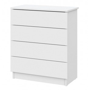 Комод КМ 1 (Серия 2) Белый текстурный в Покачах - pokachi.mebel24.online | фото 3