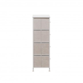 Комод Leset Линкс 4 ящ. (к/з), Каркас Белый, ящики Белые в Покачах - pokachi.mebel24.online | фото 4