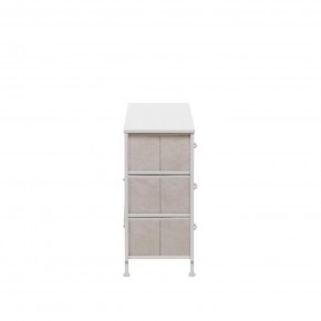 Комод Leset Линкс 6 ящ. (к/з), Каркас Белый, ящики Белые в Покачах - pokachi.mebel24.online | фото 4