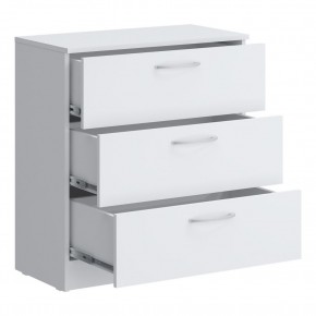 Комод мини Париж (Белый тиснение) в Покачах - pokachi.mebel24.online | фото 2