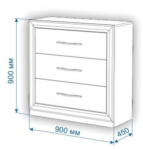 Комод Нобиле Км-90/45 в Покачах - pokachi.mebel24.online | фото 2