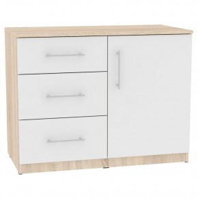 Комод "Калисто (K13)" ручка рейлинг (ДСС-Белый) в Покачах - pokachi.mebel24.online | фото